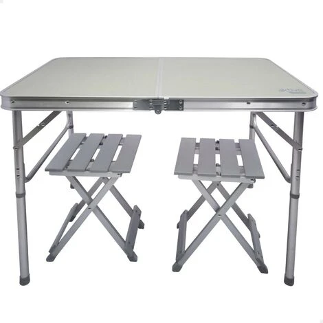 Mesa Plegable Camping Con 2 Taburetes Aktive 1 Mesa Plegable Camping Con 2 Taburetes Aktive