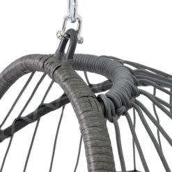Columpio Silla Colgante Huevo Metal Acero Columpio Color Gris Exterior Jardín -Mano Mano Ventas 50277517 3