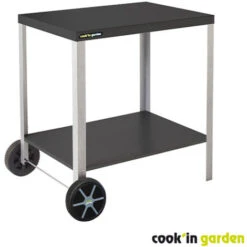 Desserte De Jardin - MEDIA 75 - Compatible Plancha - Dimensions Produit : L 83,5 X L 67 × H 80,5cm - Cook'In Garden