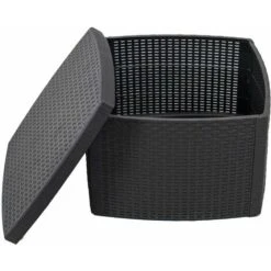 Conjunto Jardín Con Mesa Baúl Y 2 Sillones Y 2 Cojines Progarden Conjunto Modelo Tree Mesa Baúl Y Sillones De Resina Conjunto Para Jardín, Terraza Y Exterior -Mano Mano Ventas 50361630 4