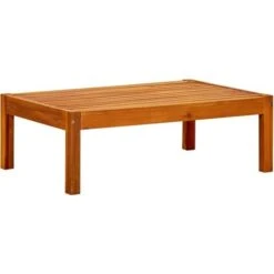 Mesa De Jardín De Madera De Acacia Maciza 85x57x29 Cm VidaXL