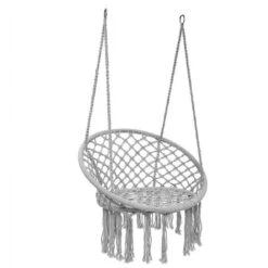 Silla Colgante Columbia En Algodón Para Jardín | Gris