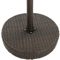 Conjunto De Bar Para Jardín 5 Piezas Ratán Sintético Marrón -Mano Mano Ventas 51473214 5