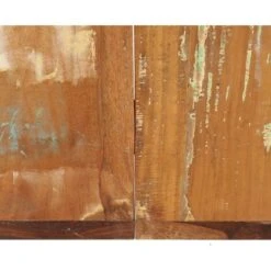 Mesa De Comedor De Madera Maciza Reciclada 160x80x75 Cm -Mano Mano Ventas 52113775 5