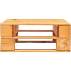 Otomana De Jardín De Palés Cojín Arena Madera Marrón Miel -Mano Mano Ventas 52118609 4