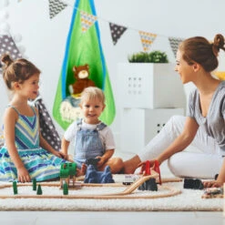 Relaxdays Silla Colgante Nido Para Exterior E Interior, Hasta 70 Kg, Poliéster, Naranja Y Rojo, 140 X 55 Cm -Mano Mano Ventas 52335136 5