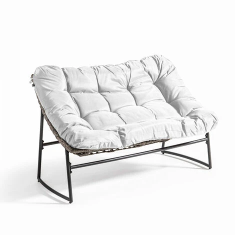 Salón De Jardín De 4 Plazas De Metal Y Resina Crudo Lima 3 Salón De Jardín De 4 Plazas De Metal Y Resina Crudo Lima - Imagen 3