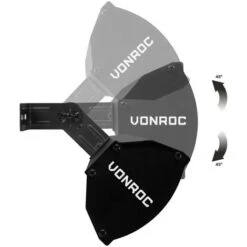 VONROC Calefactor Marsili Compact - 2000W - Negro - Para Pared O Techo - Elemento De Bajo Deslumbramiento - Incluye Mando A Distancia -Mano Mano Ventas 53100658 4