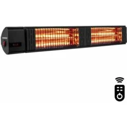 VONROC Calefactor Volsini - Profesional - 3000W - Con Mando A Distancia, Temporizador, Ajustes De Calor Y Pantalla LCD