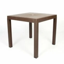 Conjunto 1 Mesa Caribe Cuadrada, 4 Sillas Caribe Chocolate 8 Conjunto 1 Mesa Caribe Cuadrada, 4 Sillas Caribe Chocolate -Mano Mano Ventas 53855295 4