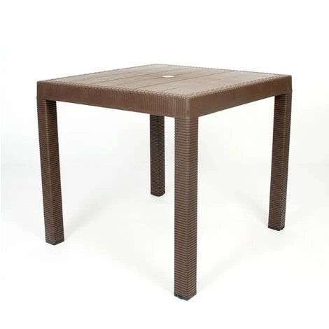 Conjunto 1 Mesa Caribe Cuadrada, 4 Sillas Caribe Chocolate 4 Conjunto 1 Mesa Caribe Cuadrada, 4 Sillas Caribe Chocolate - Imagen 4