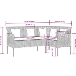 Sofá En Forma De L Con Cojines Ratán Sintético Marrón VidaXL 7 Sofá En Forma De L Con Cojines Ratán Sintético Marrón VidaXL -Mano Mano Ventas 54476872 3