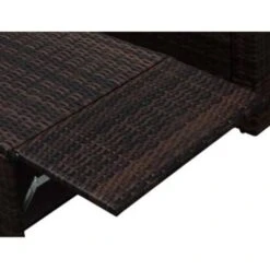 Set Muebles De Jardín 2 Piezas Y Cojines Ratán Sintético Marrón VidaXL -Mano Mano Ventas 5449735 5