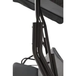 Balancin Columpio Jardin 3 Plazas, 153x110x170cm, Gris, Mod. BOLTON -Mano Mano Ventas 54673277 4