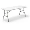 Mesa Plegable Multifuncional, 180x74x74 Cm, Blanco