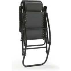 Tumbona Mecedora Con Reposacabezas Para Jardín, Color Gris 5 Tumbona Mecedora Con Reposacabezas Para Jardín, Color Gris -Mano Mano Ventas 54673330 3