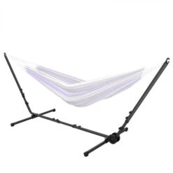 Soporte De Suelo Para Hamaca Con Ruedas Y Bolsa De Transporte, Accesorios: Hamaca No Incluida, Tamaño: 296-380 X 107-132 X 100 Cm