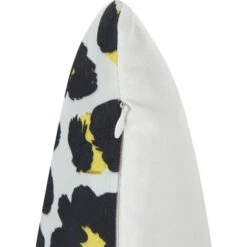 Conjunto De 2 Cojines De Poliéster Blanco Negro Patrón Animal Leopardo 45 X 45 Cm Jardín Patio Exterior Karditsa -Mano Mano Ventas 55055843 5