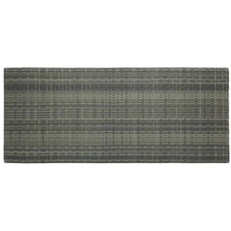 Hommoo Mesa Alta De Jardin Ratan Sintetico Gris 140,5x60,5x110,5 Cm 4 Hommoo Mesa Alta De Jardin Ratan Sintetico Gris 140,5x60,5x110,5 Cm - Imagen 4