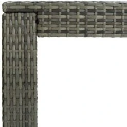 Hommoo Mesa Alta De Jardin Ratan Sintetico Gris 140,5x60,5x110,5 Cm 9 Hommoo Mesa Alta De Jardin Ratan Sintetico Gris 140,5x60,5x110,5 Cm -Mano Mano Ventas 55351961 5
