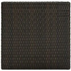 Hommoo Mesa Alta Para Jardin Ratan Sintetico Marron 60,5x60,5x110,5 Cm -Mano Mano Ventas 55351964 3