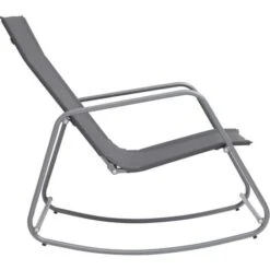 Hommoo Balancin Mecedora De Jardin Textilene Gris 95x54x85 Cm 7 Hommoo Balancin Mecedora De Jardin Textilene Gris 95x54x85 Cm -Mano Mano Ventas 55352143 3