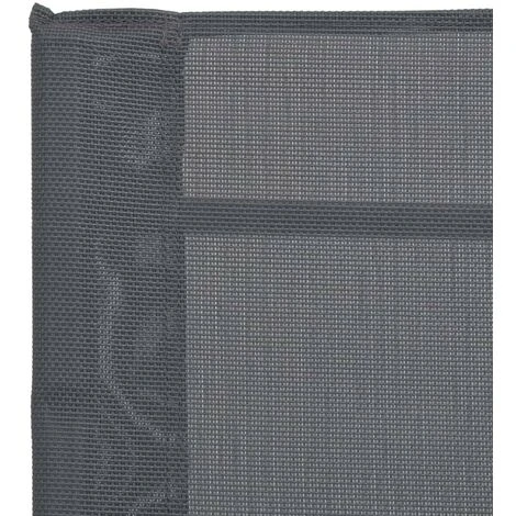 Hommoo Balancin Mecedora De Jardin Textilene Gris 95x54x85 Cm 5 Hommoo Balancin Mecedora De Jardin Textilene Gris 95x54x85 Cm - Imagen 5