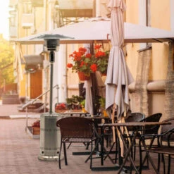 Estufa De Gas Para Exterior Acero Inoxidable Kekai 13 KW 81x221 Cm Superficie Calefactable 25 M² Color Gris -Mano Mano Ventas 55545442 2