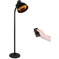 VONROC Calefactor Vesuvio 2000W - Con Mando A Distancia - Elemento Calefactor Infrarrojo Halógeno - 3 Niveles De Calor Diferentes -Mano Mano Ventas 55663044 4