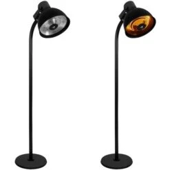 VONROC Calefactor Vesuvio 2000W - Con Mando A Distancia - Elemento Calefactor Infrarrojo Halógeno - 3 Niveles De Calor Diferentes -Mano Mano Ventas 55663044 5