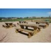 Mesa Picnic Madera Navic 8pax 200cm Desmontada Sin Respaldo