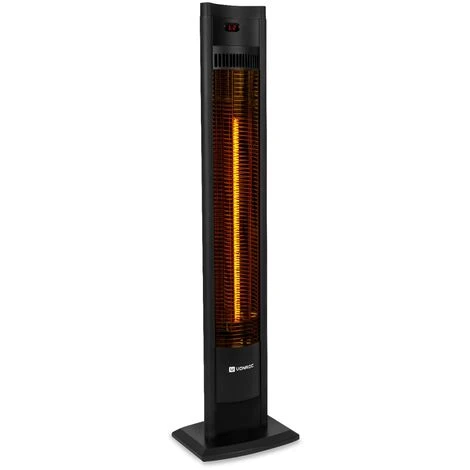 VONROC Calefactor Filicudi 2000W - Con Mando A Distancia, Temporizador Y Niveles De Calor Ajustables - Elemento De Carbono 1 VONROC Calefactor Filicudi 2000W - Con Mando A Distancia, Temporizador Y Niveles De Calor Ajustables - Elemento De Carbono