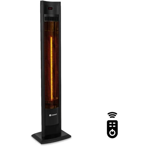 VONROC Calefactor Filicudi 2000W - Con Mando A Distancia, Temporizador Y Niveles De Calor Ajustables - Elemento De Carbono 2 VONROC Calefactor Filicudi 2000W - Con Mando A Distancia, Temporizador Y Niveles De Calor Ajustables - Elemento De Carbono - Imagen 2