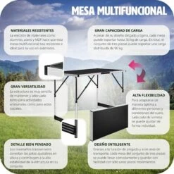 Mesa De Trabajo De Aluminio 3 Piezas - Set De Mesas Plegables Para Taller, Mesa Multiusos Portátil Para Trabajar, Mesa Con Estructura Estable Para Tapizar 6 Mesa De Trabajo De Aluminio 3 Piezas - Set De Mesas Plegables Para Taller, Mesa Multiusos Portátil Para Trabajar, Mesa Con Estructura Estable Para Tapizar -Mano Mano Ventas 56499959 3