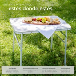 Mesa De Aluminio Plegable 75x55x68cm - Mesa De Camping, Mesa De Picnic, Mesa Desmontable 9 Mesa De Aluminio Plegable 75x55x68cm - Mesa De Camping, Mesa De Picnic, Mesa Desmontable -Mano Mano Ventas 56499997 5