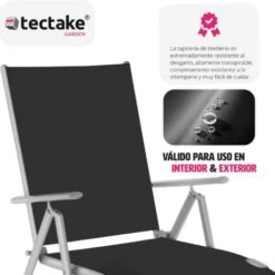 Tumbona Marisol - Tumbona De Jardín Moderna, Mueble Para Patio Con Respaldo Reclinable, Asiento De Terraza Impermeable -Mano Mano Ventas 56500906 4