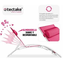 Conjunto De 2 Tumbonas Alina - Tumbona De Jardín Moderna, Mueble Para Patio Con Respaldo Ajustable, Asiento De Terraza Impermeable -Mano Mano Ventas 56500947 4