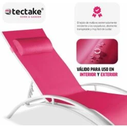 Conjunto De 2 Tumbonas Alina - Tumbona De Jardín Moderna, Mueble Para Patio Con Respaldo Ajustable, Asiento De Terraza Impermeable -Mano Mano Ventas 56500947 5