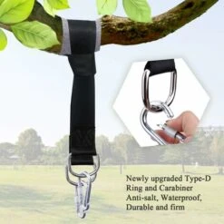 Betterlife - Correas Para Hamacas, Correas Para Colgar Columpios, 150 Cm, Correas Para Hamacas Al Aire Libre Con Mosquetones De Seguridad Para Columpio De árbol Y Hamacas, Máx. -Mano Mano Ventas 56877979 4