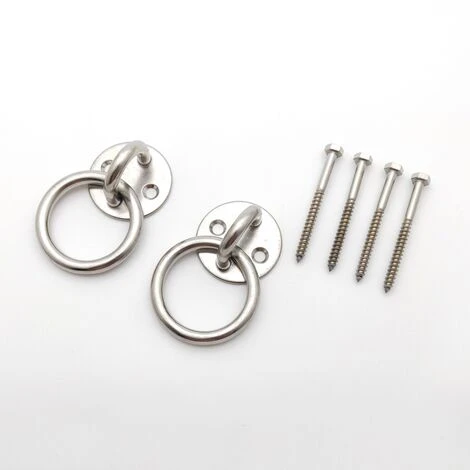 Kit Para Colgar Hamacas De Interior Con Mosquetones Y Tornillos De Acero Inoxidable 2 Kit Para Colgar Hamacas De Interior Con Mosquetones Y Tornillos De Acero Inoxidable - Imagen 2