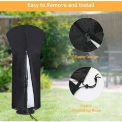 Betterlife Cubierta Para Calentador De Patio, Cubierta Para Calentador De Patio De Tela Oxford 210D, Impermeable, A Prueba De Viento, Polvo Y Nieve, Cubierta Protectora Redonda Resistente Con Bolsa De -Mano Mano Ventas 56888856 3