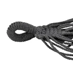 Hamaca De Algodón Poliéster Gris Columpio Jardín Boho Interior Exterior Rocca -Mano Mano Ventas 58047554 4