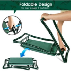 Hengda 2 En 1 Kniebank Con Cojín De Rodilla Suave, Taburete De Jardín Plegable Con 1 Bolsas De Herramientas Grandes, Banco De Jardín Hecho De Acero, Hasta 150 Kg 9 Hengda 2 En 1 Kniebank Con Cojín De Rodilla Suave, Taburete De Jardín Plegable Con 1 Bolsas De Herramientas Grandes, Banco De Jardín Hecho De Acero, Hasta 150 Kg -Mano Mano Ventas 58327741 5