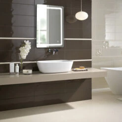 Espejo De Baño 70x50, LED Interruptor Táctil (Horizontal/Vertical) -Mano Mano Ventas 59498518 4