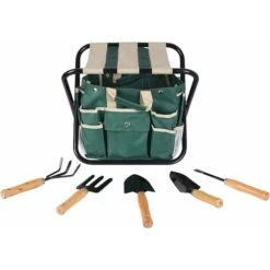 Taburete De Jardinería Multifuncional Asiento De Jardinería Plegable Con Bolsa De Herramientas Banco Jardín Para Pesca Picnic Viajes -Mano Mano Ventas 59622709 5