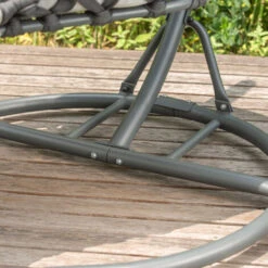 Silla Colgante Con Soporte Para Exteriores Columpio Colgante Con Marco De Acero 95 X 95 X 187cm OGS57-HG SoBuy ES -Mano Mano Ventas 59722857 5