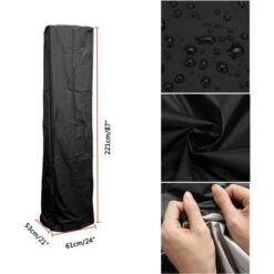 Cubierta Protectora Para Calentador De Patio Cubierta Para Calentador De Patio Estilo Pirámide, 213 X 53 X 61 Cm -Mano Mano Ventas 60173441 3