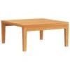 Mesa De Jardín Madera Maciza De Acacia 64x64x29 Cm VidaXL