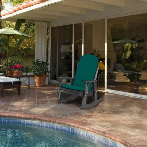 Gardenista Cojín De Asiento Para Silla De Exterior De Calidad Superior Y Respaldo Alto Con Correas De Seguridad Para Jardín, Cojín De Asiento Para Silla Duradero Con Cremallera Oculta, Verde 5 Gardenista Cojín De Asiento Para Silla De Exterior De Calidad Superior Y Respaldo Alto Con Correas De Seguridad Para Jardín, Cojín De Asiento Para Silla Duradero Con Cremallera Oculta, Verde - Imagen 5