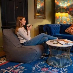 Loft 25 Adult Premium Tejido Tejido Silla De Frijoles Grandes Sala De Estar Interior -Mano Mano Ventas 60310682 4